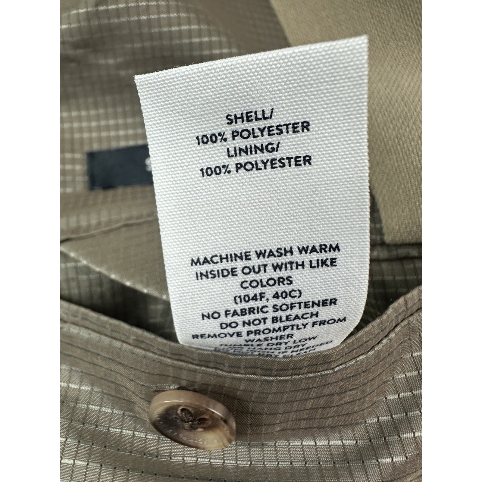 Bluffworks Tan Performance Hopsack Mens Sportcoat Size 38s Slim Nwt — image 8 of 8